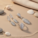 将图像加载到图库查看器中， 925 Silver Cubic Zirconia Jewelry Set for Women | Gift
