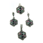 Load image into Gallery viewer, 925 Silver Gemstone Ring &amp; Earrings Set for Women | Gift Jewelry
