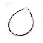 Load image into Gallery viewer, Tobillera de plata 925 con ojo turco para mujer | Joyería de protección
