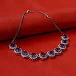 Load image into Gallery viewer, 925 Silver Amethyst Bracelet for Women | Adjustable Jewelry
