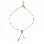 Load image into Gallery viewer, gold plating Adjustable Chain Bracelet with Gemstones | Women&#39;s Jewelry
