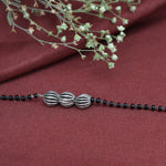 Load image into Gallery viewer, Silver Bead Bracelet for Women | Black Bead Jewelry Gift
