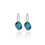 Load image into Gallery viewer, 925 Silver Blue Gemstone Drop Earrings for Women | Gift| High Polish
