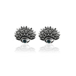 Load image into Gallery viewer, 925 Silver Evil Eye Stud Earrings | Protection Jewelry for Women

