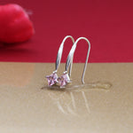 Load image into Gallery viewer, 925 Silver Pink Square Stone Earrings for Women | Gift
