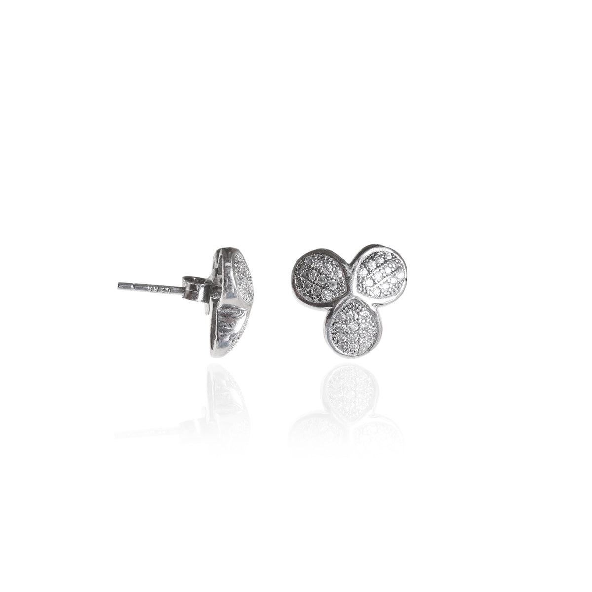 Pendientes de plata 925 con circonitas cúbicas | regalo de joyería para mujer