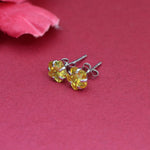 Load image into Gallery viewer, 925 Silver Citrine Stud Earrings | Gemstone Jewelry for Women

