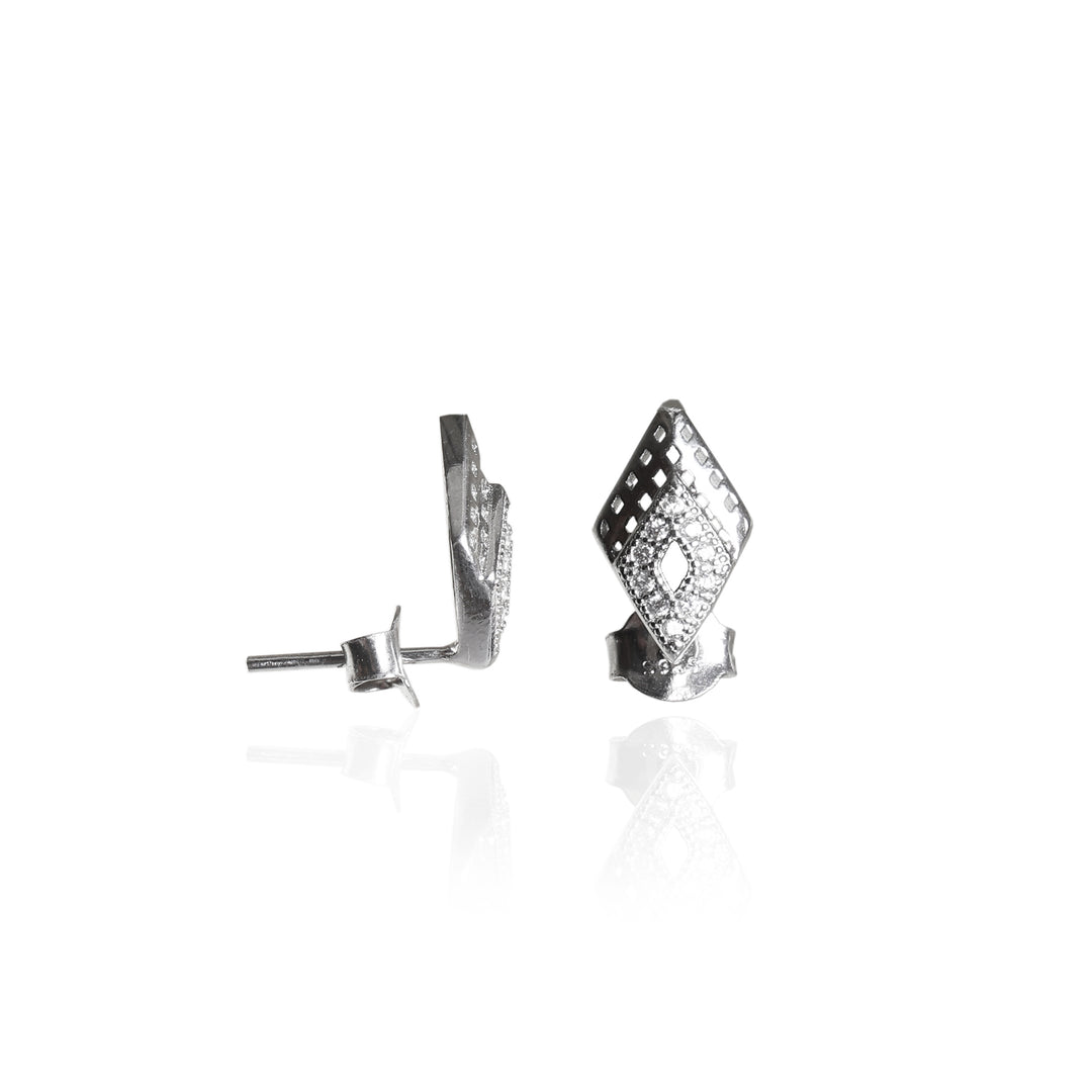Pendientes de plata 925 con diamantes para mujer | Joyas de regalo