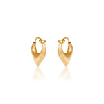 Load image into Gallery viewer, Gold Teardrop Hoop Earrings for Women | Daily Wear | Gift
