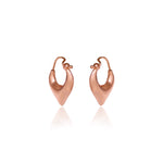 Load image into Gallery viewer, Rose Gold Teardrop Hoop Earrings for Women | Dainty Jewelry
