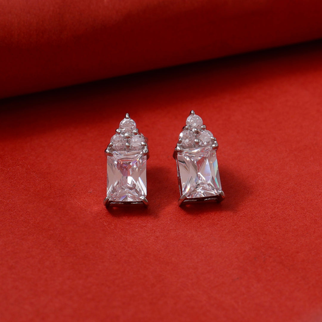 Pendientes de plata con circonitas | Para mujer | Regalo