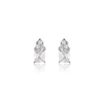 Load image into Gallery viewer, Pendientes de plata con circonitas | Para mujer | Regalo
