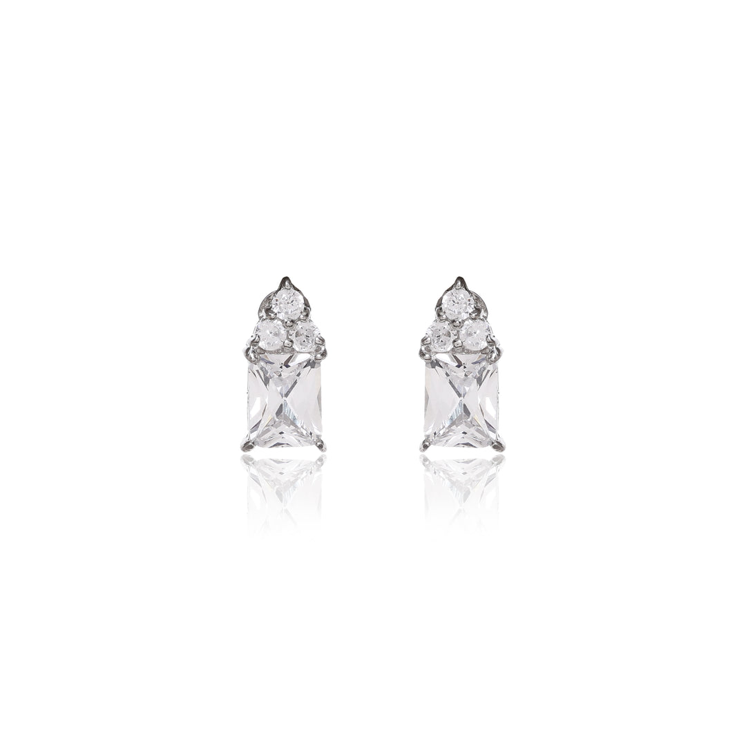 Pendientes de plata con circonitas | Para mujer | Regalo