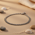 Load image into Gallery viewer, Oxidized Silver Anklet for Women | Bohemian Style | Gift
