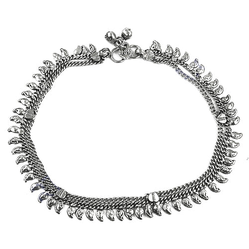 925 Silver Anklet for Women | Leaf Design | Gift Jewelry