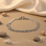 Load image into Gallery viewer, 925 Silver Anklet for Women | Leaf Design | Gift Jewelry
