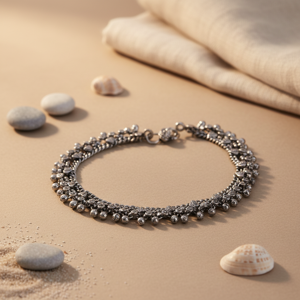 925 Sterling Silver Anklet for Women | Silver Anklet Jewelry