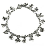 Load image into Gallery viewer, Silver Anklet with Bells for Women | Ethnic Foot Jewelry
