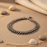 Load image into Gallery viewer, Silver Anklet for Women | Teardrop Design | Daily Wear Jewelry
