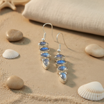 将图像加载到图库查看器中， 925 Silver Moonstone Drop Earrings for Women | Dangle Jewelry
