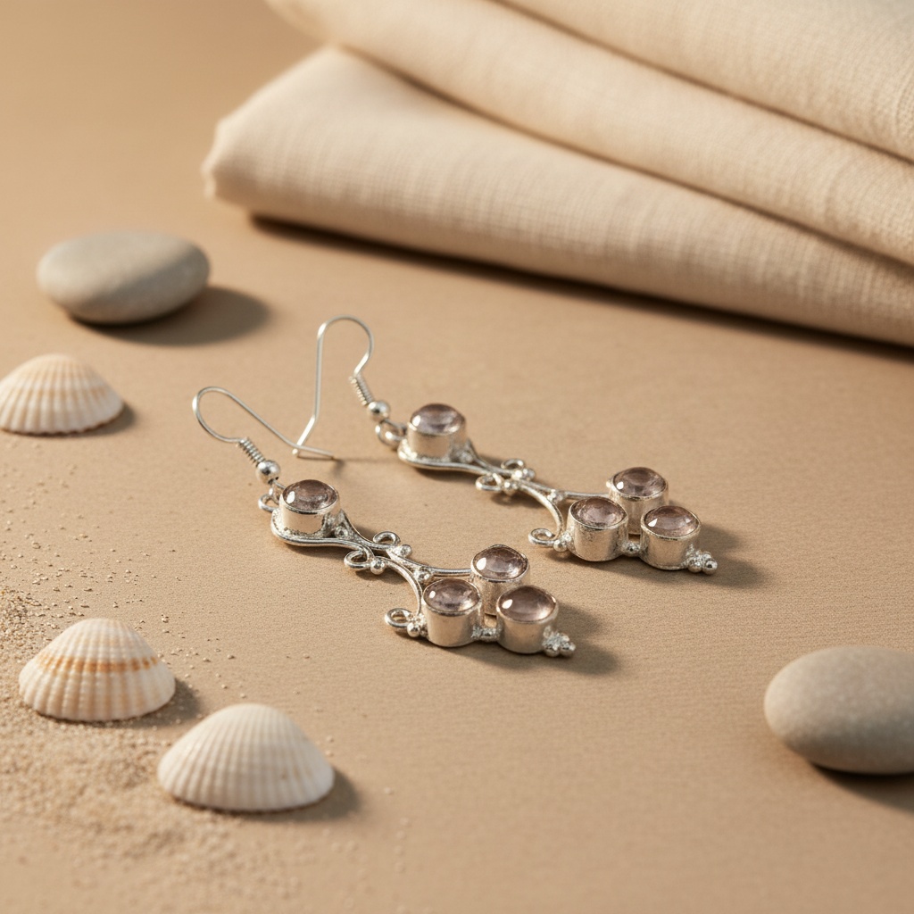 925 Sterling Silver Gemstone Earrings | For Women | Gift