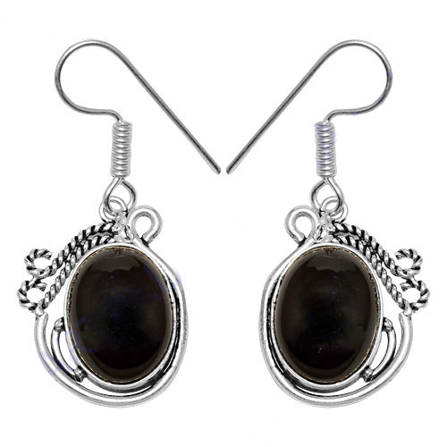 925 silver black onyx earrings for women | daily wear jewelry
