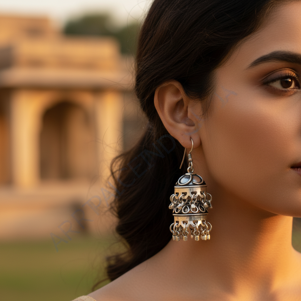 925 Silver Oxidized Dangle Earrings | For Women | Statement Jewelry