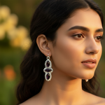 Load image into Gallery viewer, 925 Silver Amethyst Drop Earrings for Women | Gemstone Jewelry
