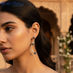 Load image into Gallery viewer, Silver Labradorite Earrings for Women | Dangle Jewelry Gift
