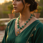 Load image into Gallery viewer, Green Jade Bead Necklace for Women | Gemstone Jewelry Gift
