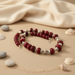 Load image into Gallery viewer, Red Stone Bead Necklace for Women | Statement Jewelry Gift
