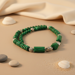Load image into Gallery viewer, Malachite Bead Necklace for Women | Gemstone Jewelry Gift
