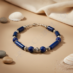Load image into Gallery viewer, Blue Gemstone Beaded Necklace | Statement Jewelry for Women
