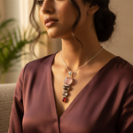 Load image into Gallery viewer, 925 Silver Multi-Gemstone Pendant for Women | Statement Jewelry
