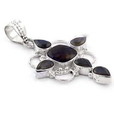 925 Silver Labradorite Pendant for Women | Gemstone Jewelry