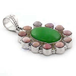 Load image into Gallery viewer, 925 Silver Gemstone Pendant for Women | Statement Jewelry
