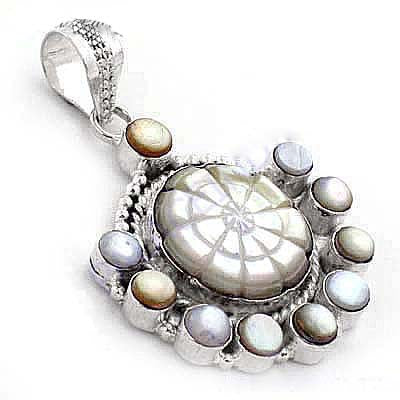 925 Silver Pearl Pendant for Women | Gemstone Jewelry Gift