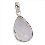 将图像加载到图库查看器中， 925 Silver Tear Drop Pendant | Smoky Quartz Gemstone | Women's Gift
