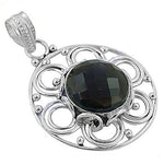 Load image into Gallery viewer, 925 Silver Onyx Pendant for Women | Gemstone Jewelry Gift
