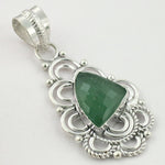 Load image into Gallery viewer, 925 Silver Green Gemstone Pendant for Women | Fashion Jewelry
