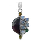 Load image into Gallery viewer, 925 Silver Gemstone Pendant Necklace for Women | Unique Jewelry
