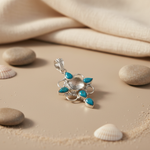 Load image into Gallery viewer, 925 Silver Chalcedony Pendant | Blue Gemstone Jewelry for Women
