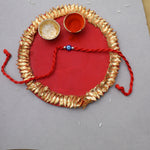 将图像加载到图库查看器中， Evil Eye Rakhi for Brother in 925 Sterling Silver | Red Thread
