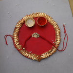 将图像加载到图库查看器中， Ganesha 925 Sterling Silver Rakhi Bracelet for Raksha Bandhan Gift
