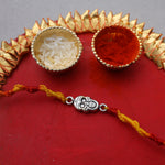 Load image into Gallery viewer, Skull Rakhi for Brother in 925 Sterling Silver for Raksha Bandhan

