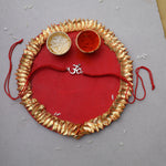 Load image into Gallery viewer, 925 Sterling Silver Om Rakhi for Brother with CZ Stone
