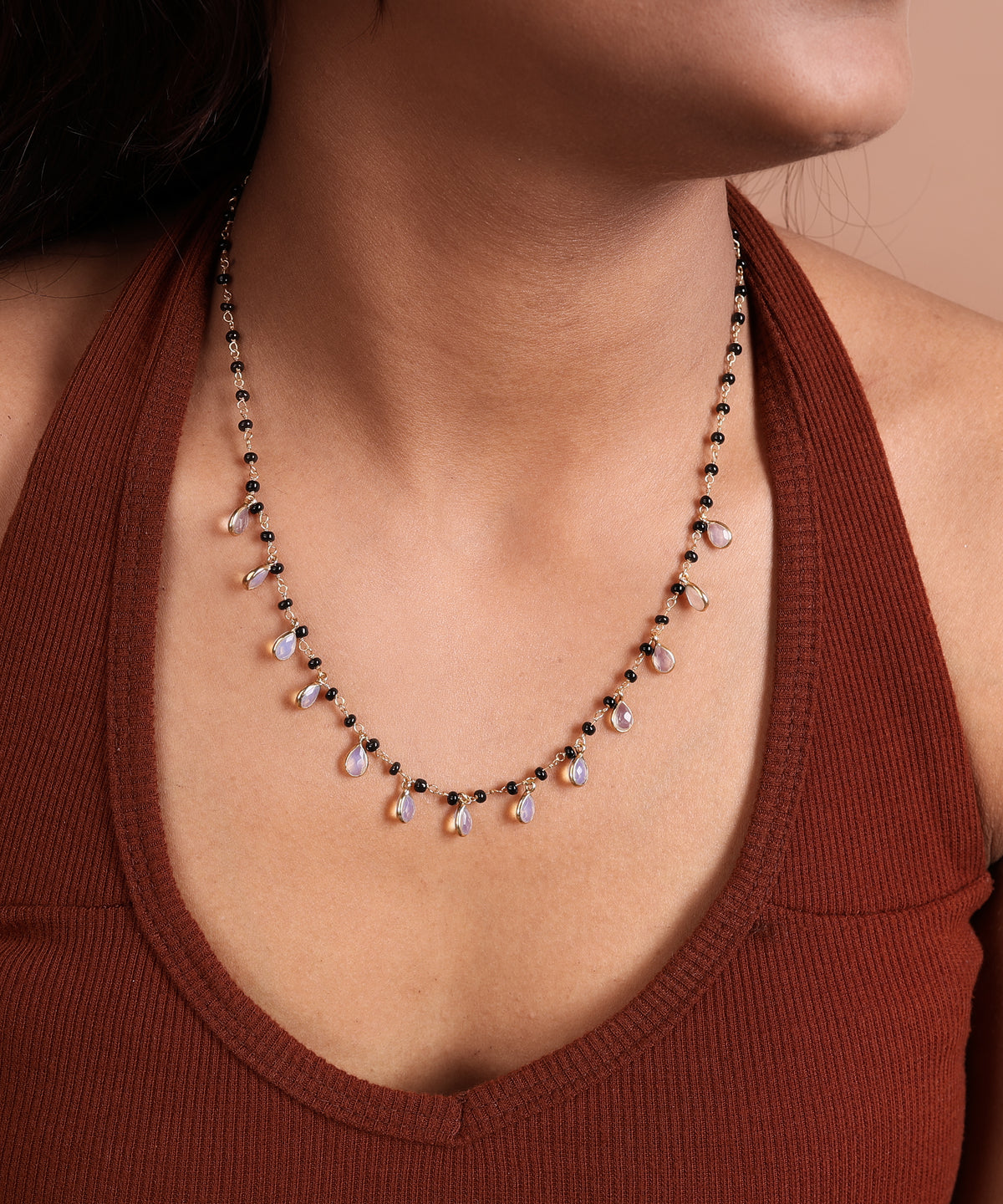 18k gold plate 925 silver mangalsutra