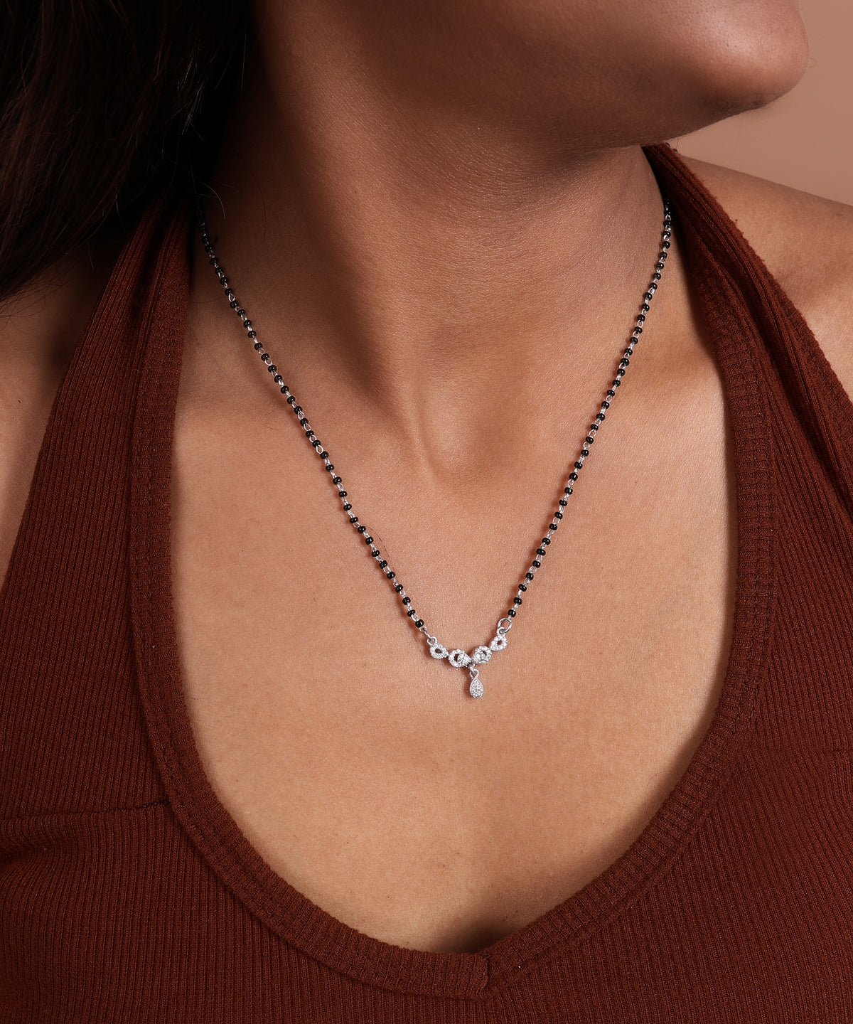 Karwa chauth 925 silver mangalsutra