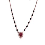 将图像加载到图库查看器中， Karwa Chauth 925 Silver Mangalsutra
