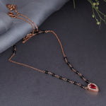 将图像加载到图库查看器中， Karwa Chauth 925 Silver Mangalsutra
